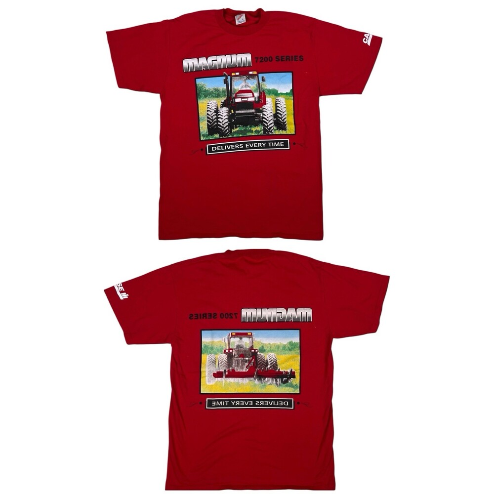 Vintage Case Tractor T-Shirt Size Large Magnum 7200 Series Made In USA